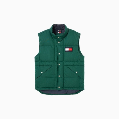 타미힐피거 남성 스퀘어 배플 다운 베스트_T12F7QVT570MT1L6K