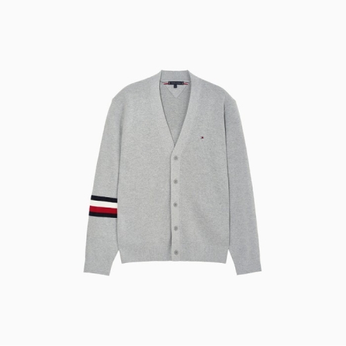 타미힐피거 남성 실크 블렌드 가디건_T12F7KCD120MT1P61