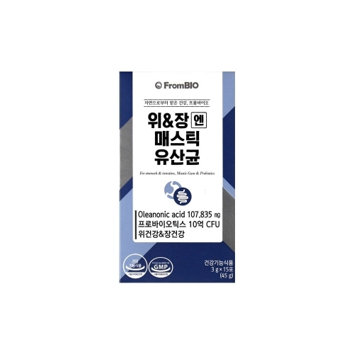 프롬바이오 위장엔 매스틱 유산균 15포