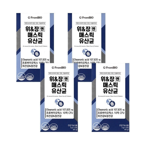 프롬바이오 위장엔 매스틱 유산균 15포