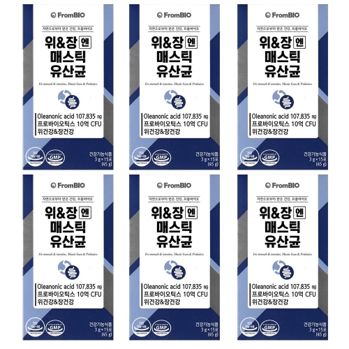 프롬바이오 위장엔 매스틱 유산균 15포