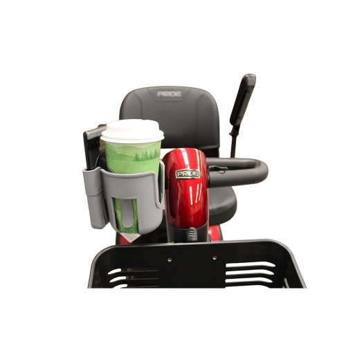 프라이드  모빌리티 스쿠터용 제네릭 MoRollz 컵 홀더 병 마운트 고고 레보 빅토리 틸러 장착 미국 내 조립 블랙 SCH10-P ..