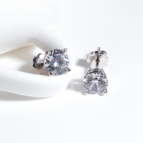 샤밍주얼리  1캐럿 랩 다이아 귀걸이 IGI GIA 레블 4프롱