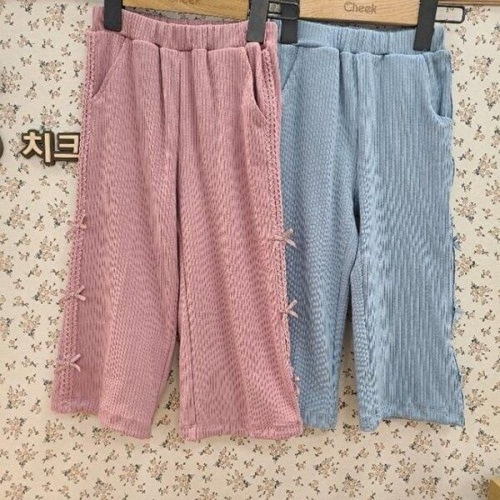 치크 HC34 리본이 와이드바지 CJTM2582G