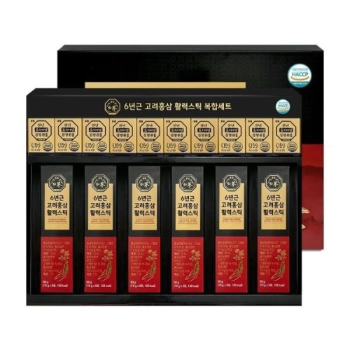 휴럼 6년근 고려홍삼활력스틱 복합세트