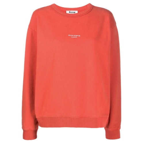 아크네스튜디오 스튜디오 리버스 로고 맨투맨 파피레드 AI0045 BCB