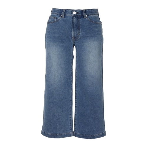 뱅뱅 HC07 여성 약기모 크롭와이드핏 데님팬츠 NQL663