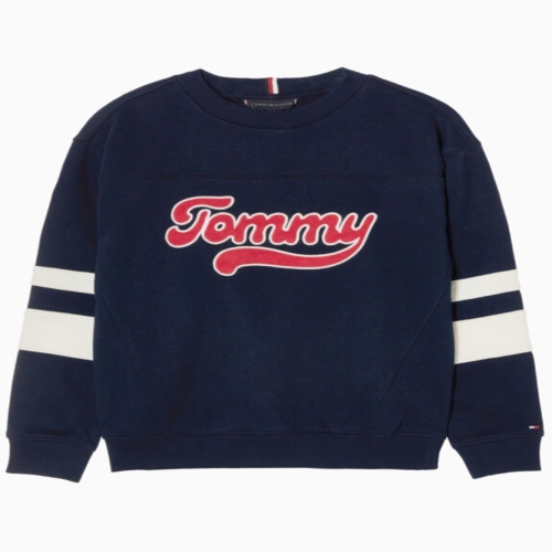 타미힐피거칠드런 6 바시티 컬러 블록 스웨트 티셔츠2종 T42F7KKO540BT1 TOMMYHILFIGER 3T16 공용