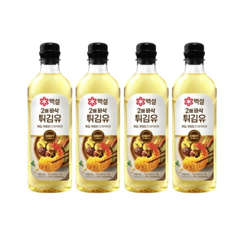 백설 2배 바삭 튀김유 900ml