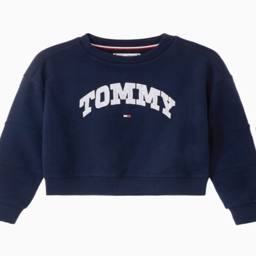 타미힐피거칠드런 6 바시티 스웨트 티셔츠3종 T42F7KKO570GT1 TOMMY HILFIGER 3T 16 여아용