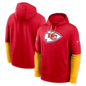 나이키 1082390 NFL팀 후드 맨투맨 집업 Kansas City Chiefs 2024 Sideline Club Pu