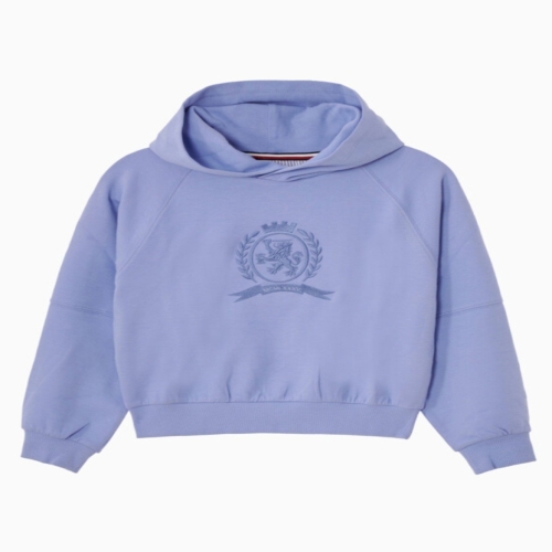 타미힐피거칠드런 6 토털 크레스트 후드 티셔츠 T42F7KKO560GT1 TOMMY HILFIGER 08 16 여아용