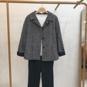 크레송 모,캐시 혼방 자켓 MWCMJA55DG