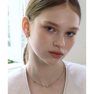 세인트스코트  LONDON 아크엘 자개 목걸이 STJ-NB1684RG 270703Moony