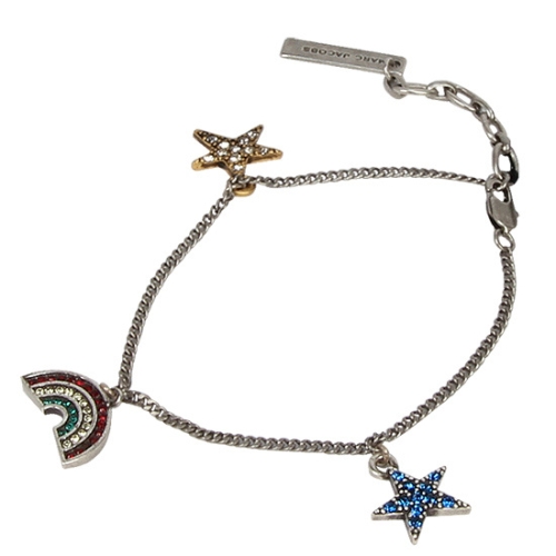 마크제이콥스 미니레인보우 참장식 체인 팔찌 M0010744 601 RED MULTI  MJA351