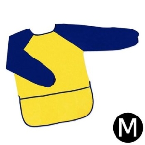 ART  미술가운 M 옐로우블루 WFJRJ6E