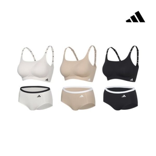 아디다스언더웨어 에어로레디 액티브 핏 퓨징 브라팬티