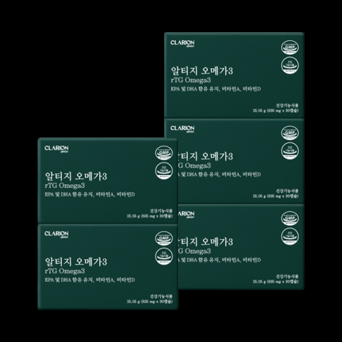 우리바이오 클라리온 rTG 알티지 오메가3 30캡슐