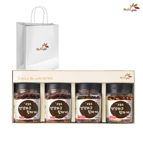 더원비앤에프  넛츠피아 호두정과 아이보리 선물세트