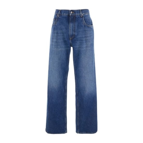 돌체앤가바나 로고 패치 와이드 진 GP0Q8D G8NZ9S9001