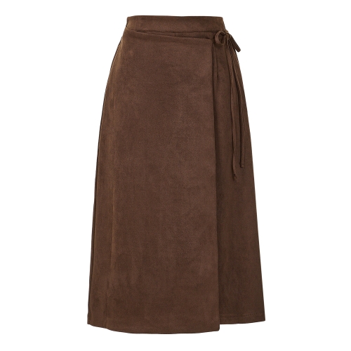 포커스 랩 스웨이드 큐롯팬츠_PBBF5F1PT7041