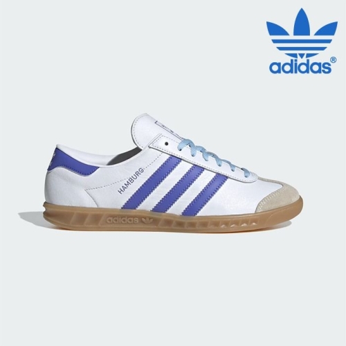 아디다스 아이다스 오리지널 함부르크 스니커즈 화이트코발트블루 JH8561