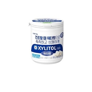 롯데제과  자일리톨 랩워터링 용기 100g