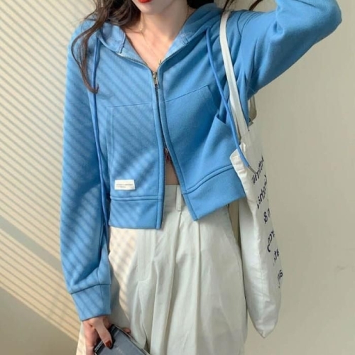 오노마 ONM 투지퍼후드 투웨이 봄여름가을 코디 숏 크롭 집업 41025709