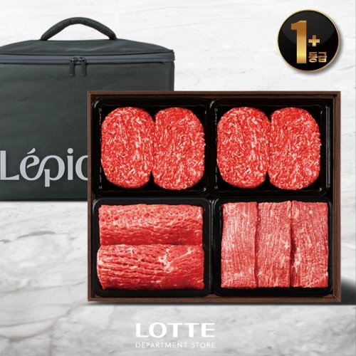 동양플러스 동양축산 1+등급 한우마을 정성 정육세트 1.6kg