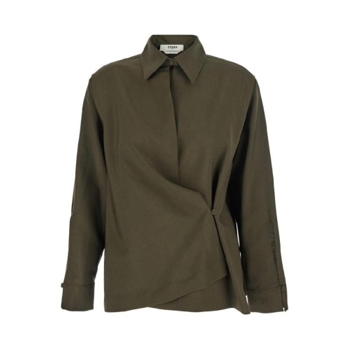 펜디 FS8287AQ3HF1T6G CAMICIA WOOL MOHAIR TA