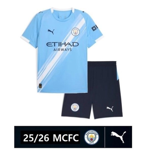 푸마  2526 축구 유니폼 세트 맨체스터 시티 홈 저지 맨시티 반팔 MCFC 레플리카 780338 1358529