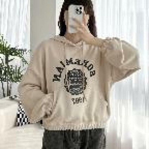 에이치플러스몰 국내생산 보헤미안 캐주얼 후드 탑 WAE48EB