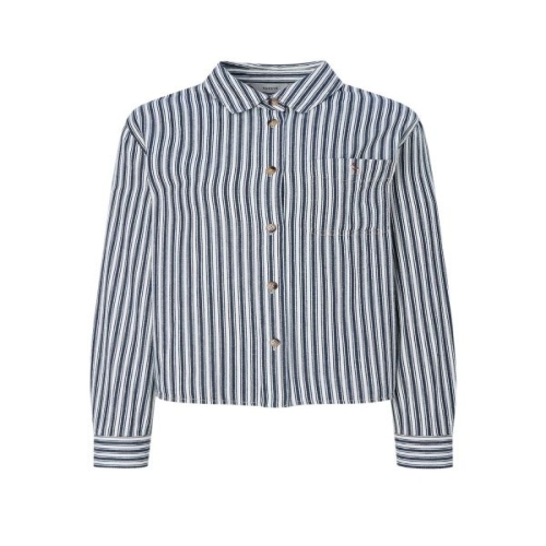 헤지스레이디스 여성 코튼 스트라이프 셔켓 HSSH5D809N2