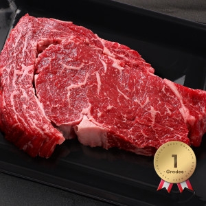 한가득영농회 1등급 한우 등심 구이용 500g [2개]