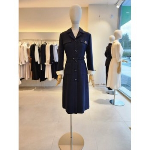 JJ지고트 여성 브로치 슬림핏 A라인 원피스 GRAM0OP921