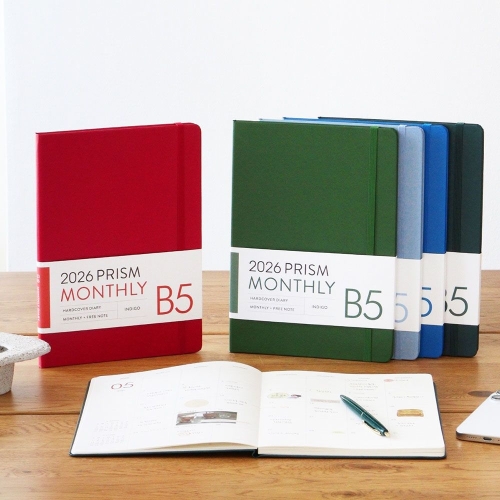 인디고  2026 프리즘 빅 B5 먼슬리 다이어리