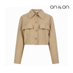 온앤온 포켓 장식 크롭 자켓 MW2AM963