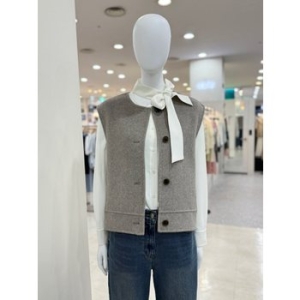 리스트 여성 울 핸드메이드 베스트 TWHVTP82010