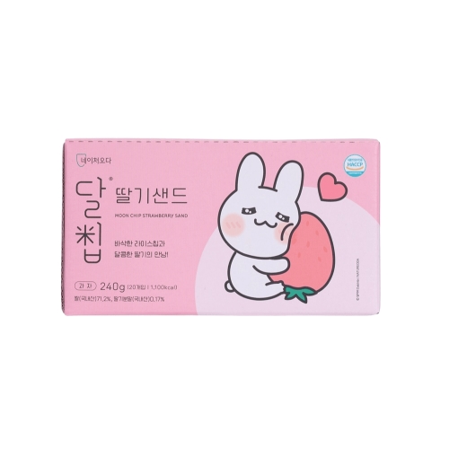 네이처오다 달칩 딸기샌드 240g