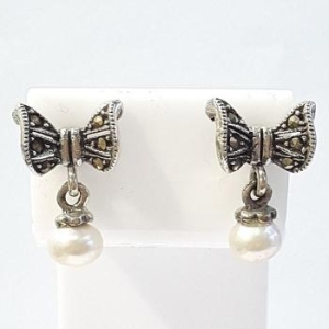 블루케이  담수진주 원석 귀걸이 230110-18 탄생석 S9464510