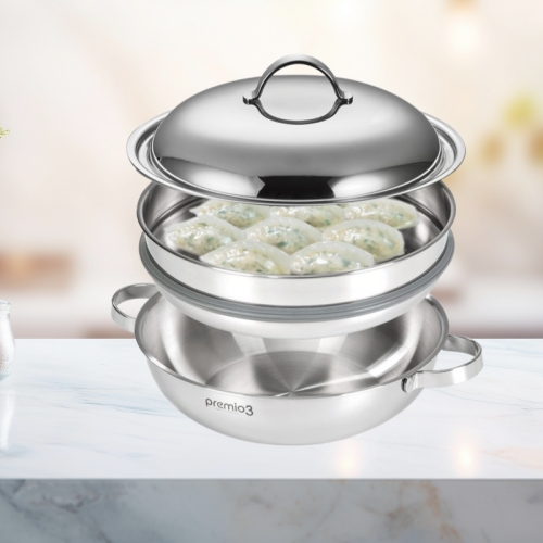 키친아트  프리미오3 찜냄비