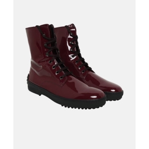 토즈 여성 레이스 업 앵클 부츠 블랙 1761157