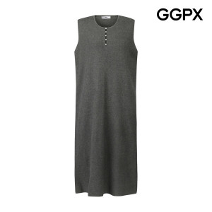 GGPX 진주 버튼넥 민소매 니트 원피스 GP9OP008F 350681