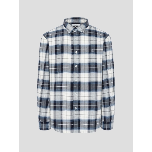 빈폴 믹스 미들 체크 셔츠 그레이 BC4X64O063