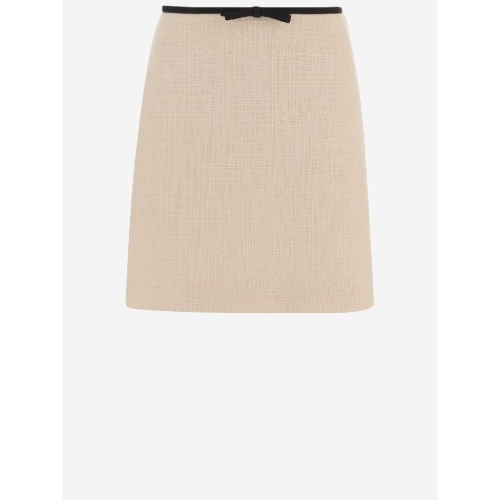 발렌티노 Skirts Ivory 7B0RAEB090YDNG