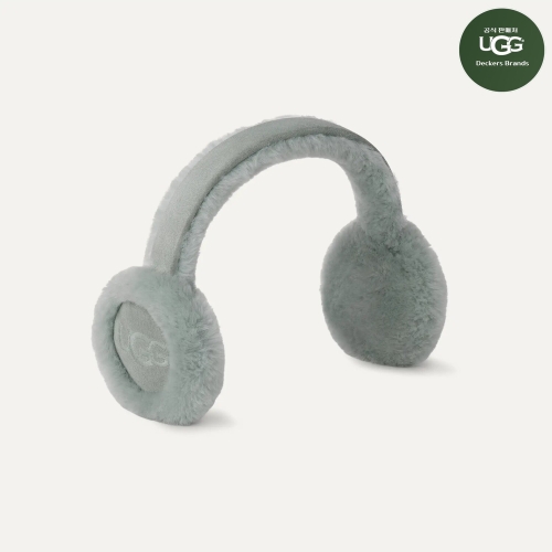UGG WOMEN 시그니처 쉽스킨 엠브로이드 로고 이어머프 귀마개 1665374502