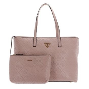 게스 여성 파워 플레이 라지 테크 토트 로즈우드 로고 10738967