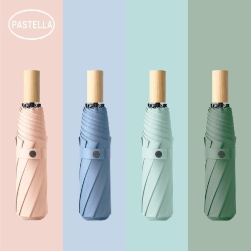 파스텔라 우드 3단 수동 암막 양우산 PS13