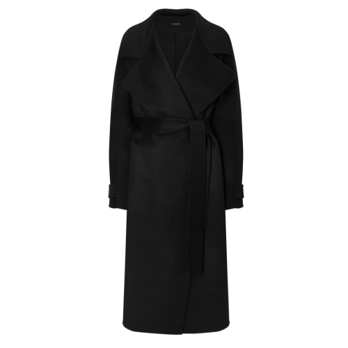 질스튜어트 뉴욕 단색 울캐시미어혼방 코트 JSCO5D160BK