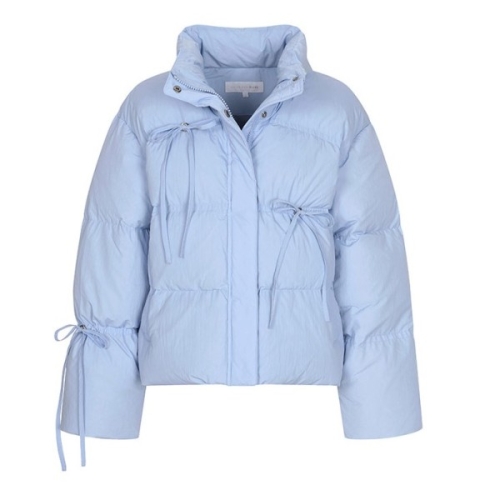 올리브데올리브 여성 리본 스트링 숏 패딩 점퍼 OP4WMA13